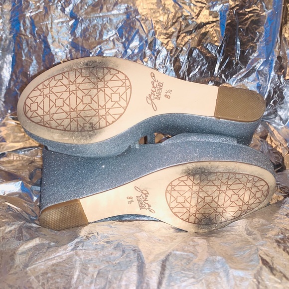 Jewel Badgley Mischka Averie Platform Wedge W 8.5 - Picture 7 of 9